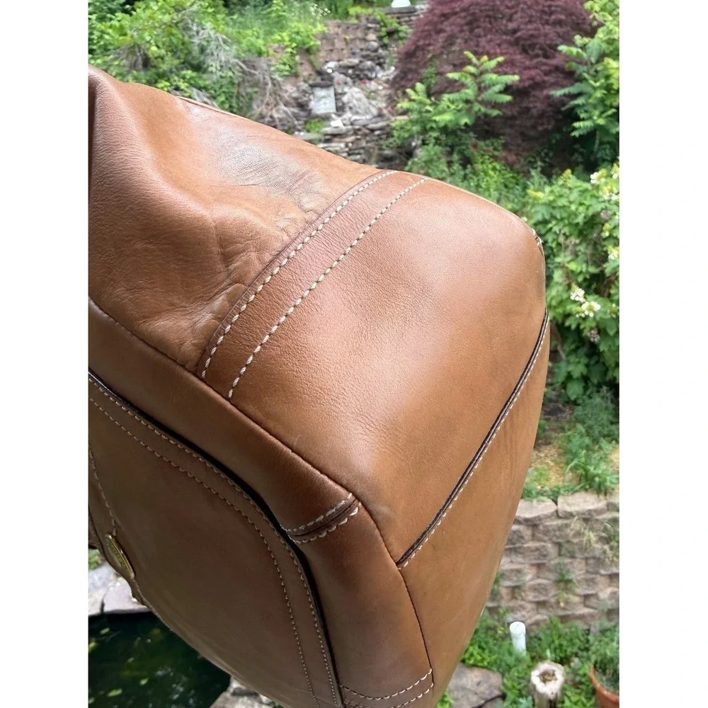 Coach Ergo Legacy Leather Hobo Tote 10713 Camel Brown Y2K